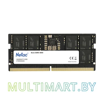 Оперативная память Netac Basic 16GB SODIMM DDR5 PC5-38400 (NTBSD5N48SP-16) картинка 2